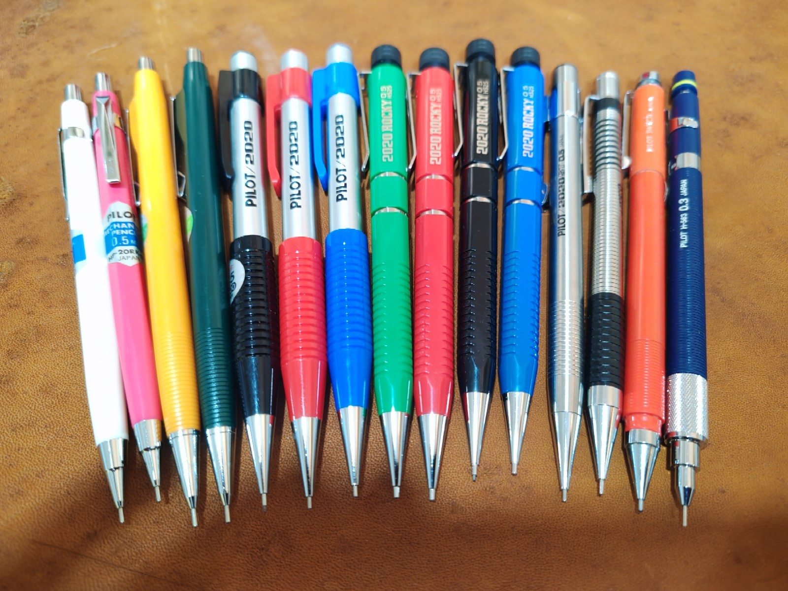 NOS VINTAGE PILOT Mechanical Pencil RARE Collection JAPAN Lot Of 15 PCS