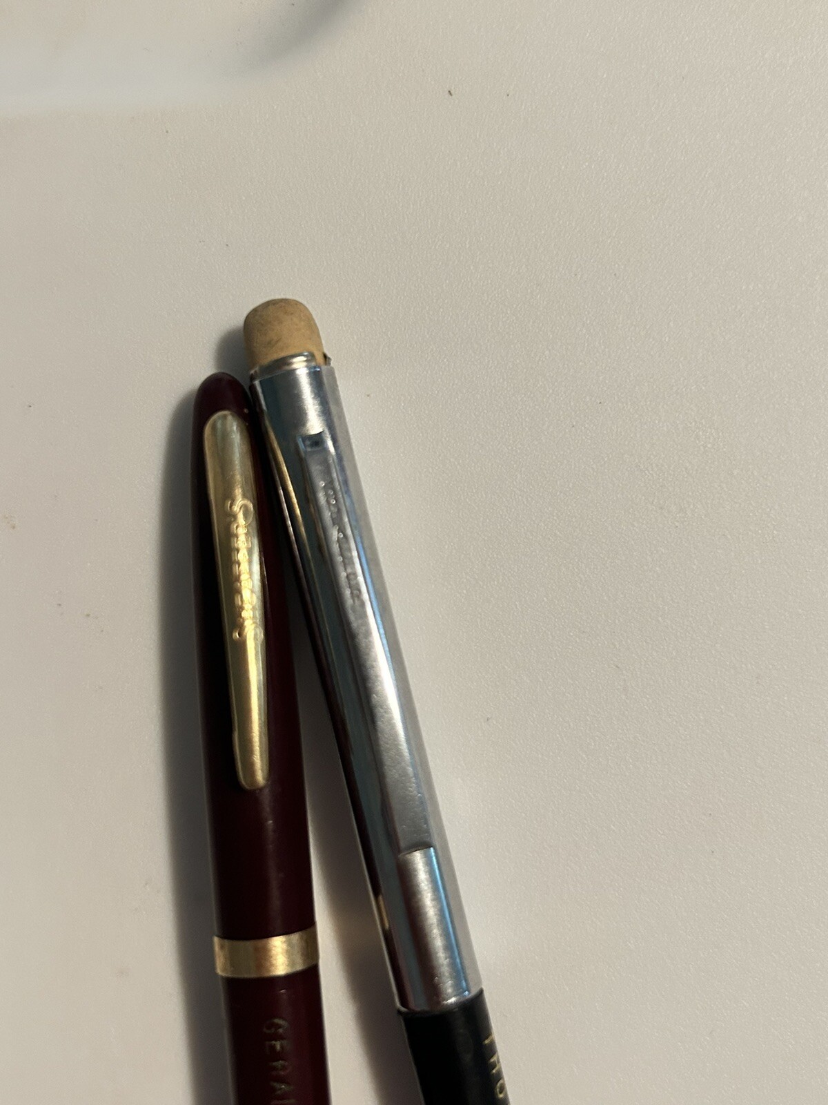 Vintage Schaffer’s Pens And Mechanical Pencil Lot Gerald Thorton Engraved
