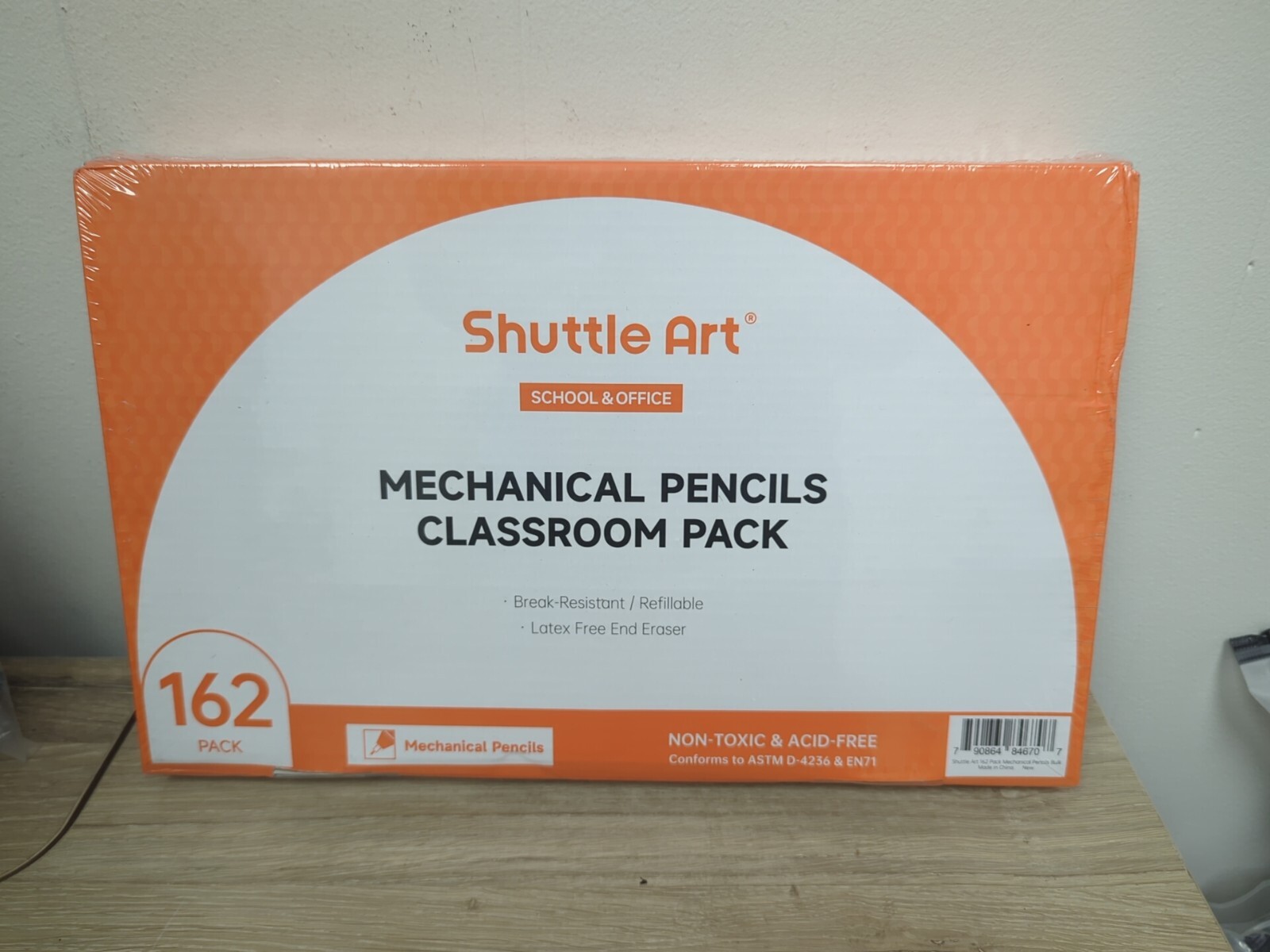 Bulk Mechanical Pencils 162 Pack 0.7mm HB #2 Assorted Colors for School Office