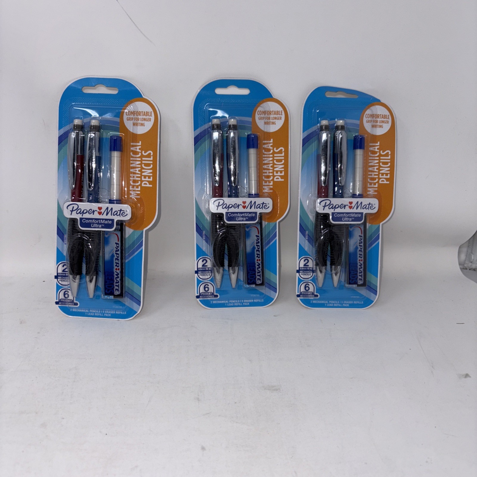 Paper Mate 1738795 Mechanical Pencil Starter Set 0.5 mm. (Pack of 3)