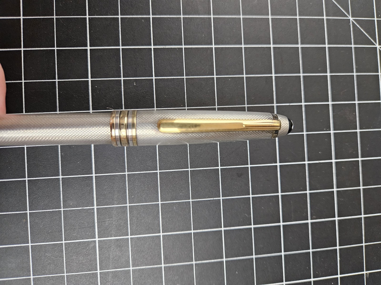 Sterling Silver Montblanc Meisterstuck Barleycorn Mechanical Pencil Needs Repair