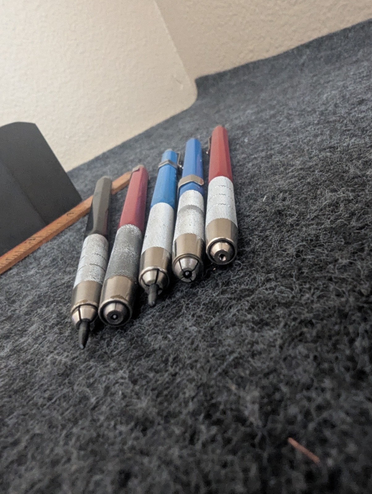 Lot of 5 Charvoz 38-0023 + 38-022 Drafting Lead Holders Italy JM