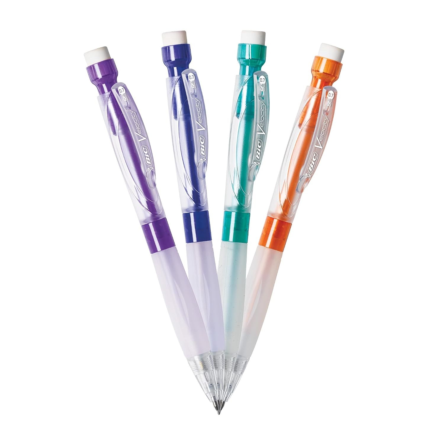 BIC Velocity Max Mechanical Pencils, With Colorful Barrel, Medium Point (0.7mm),