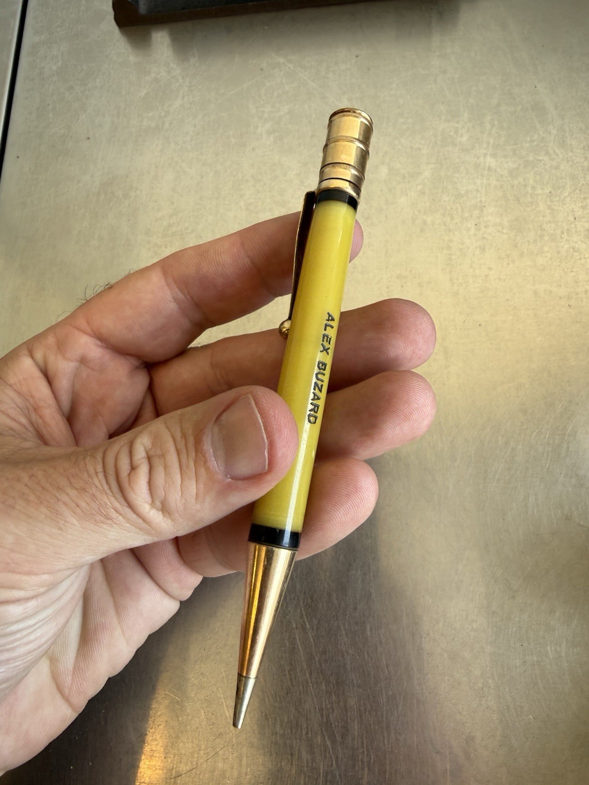Gold Bond Stonite Yellow 1.1mm Pencil – 1930’s