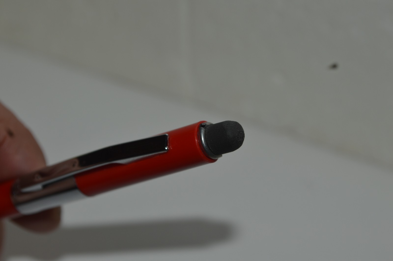 SCRIPTO P369 Mechanical Pencil 0.9mm Tu Tone Korea Red Circa 1970’s Light Use
