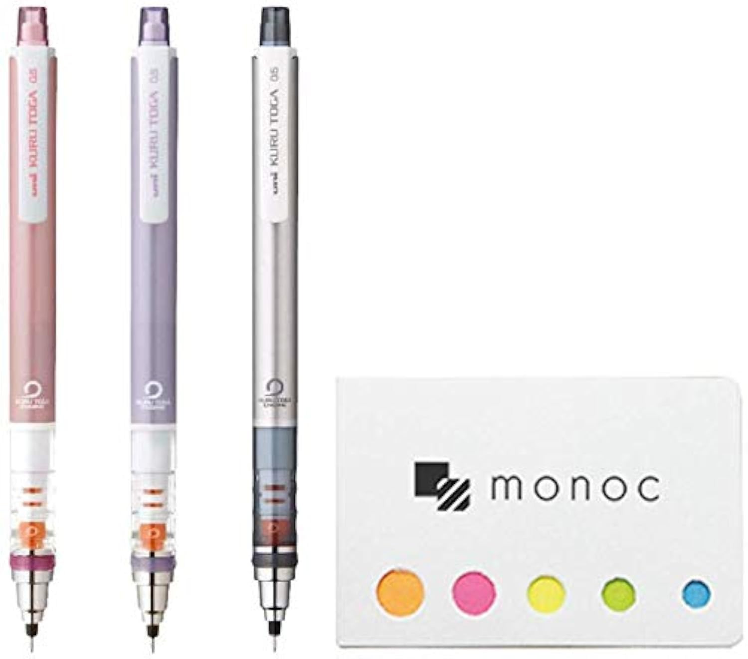 monoc Uni Kuru Toga Standard Model Auto Lead Rotation Mechanical Pencil 0.5 m…