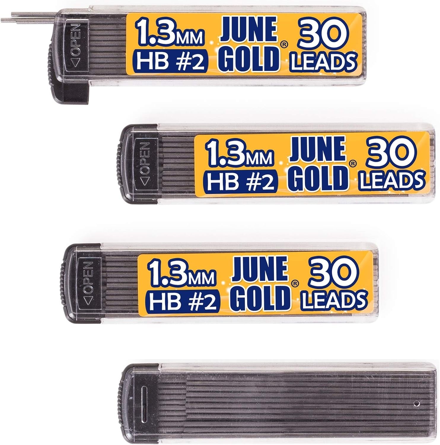 120 High-Quality 1.3 mm HB Graphite Lead Refills – Ideal for Drawing and Writing