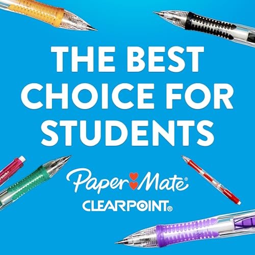 Paper Mate Clearpoint Mechanical Pencils, 0.7mm HB #2 Lead, 4 Count (Pack of 1)
