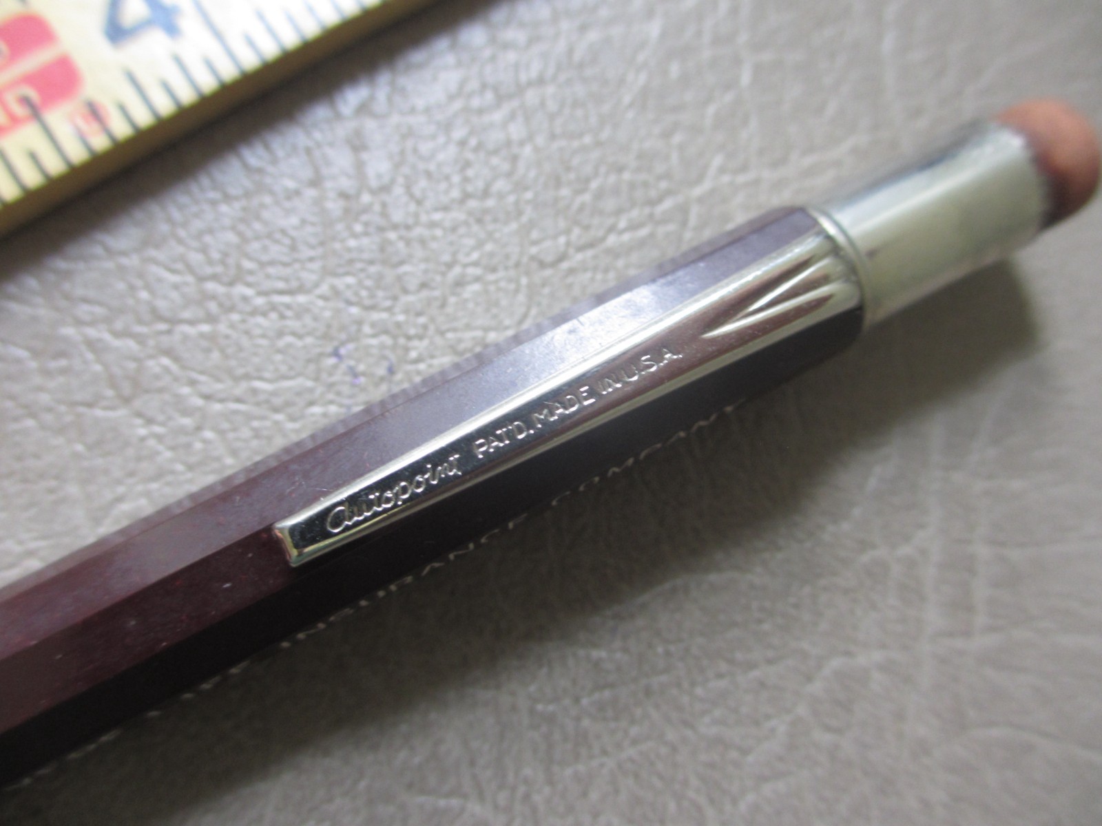 VINTAGE ADVERTISING Paul Revere Insurance Fat Jumbo AUTOPOINT MECHANICAL PENCIL