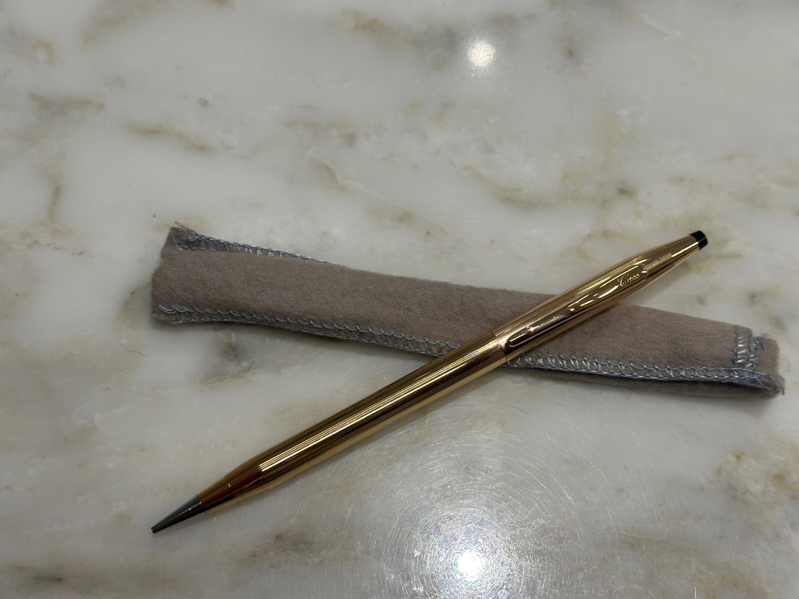 Cross Classic Century 23K Gold Plated 0.7mm Mechanical Pencil – NEW