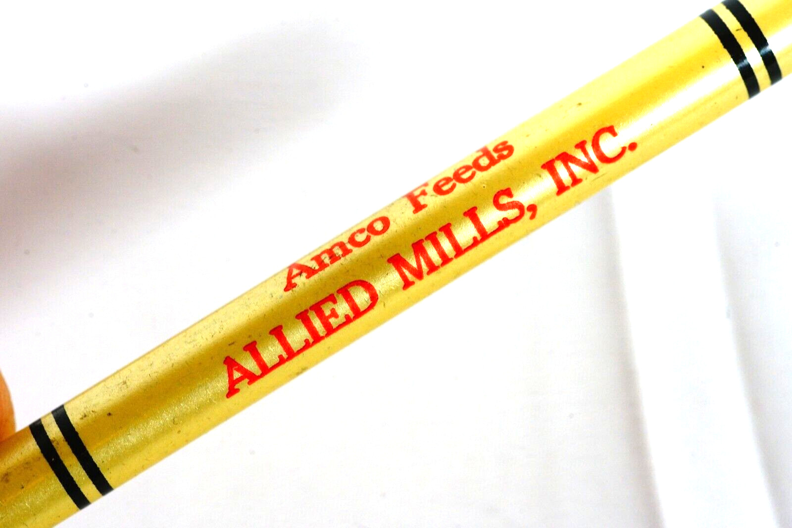 Allied Mills Inc. Amco Feeds Advertising Mechanical Pencil Adgif P-4-47