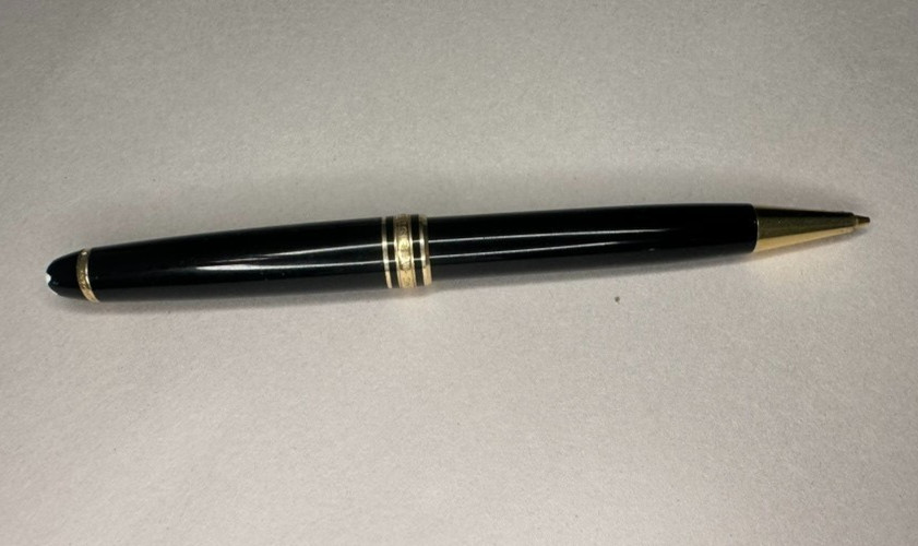 Montblanc Meisterstück Mechanical Pencil Black Gold Trim Germany Box 0.7mm