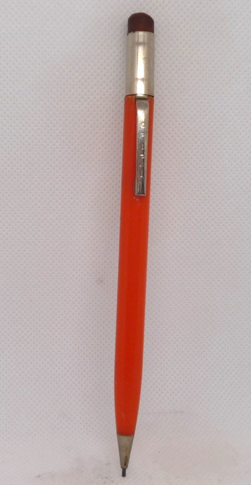Scripto Vintage Orange Round Barrel 0.9 mm Pencil–working