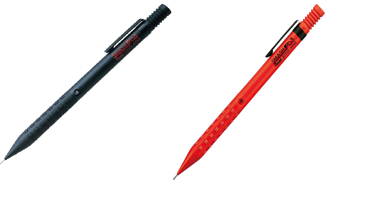 Pentel Sharpie Smash 0.3mm Q1003-1N Black and Red Q1003-B set