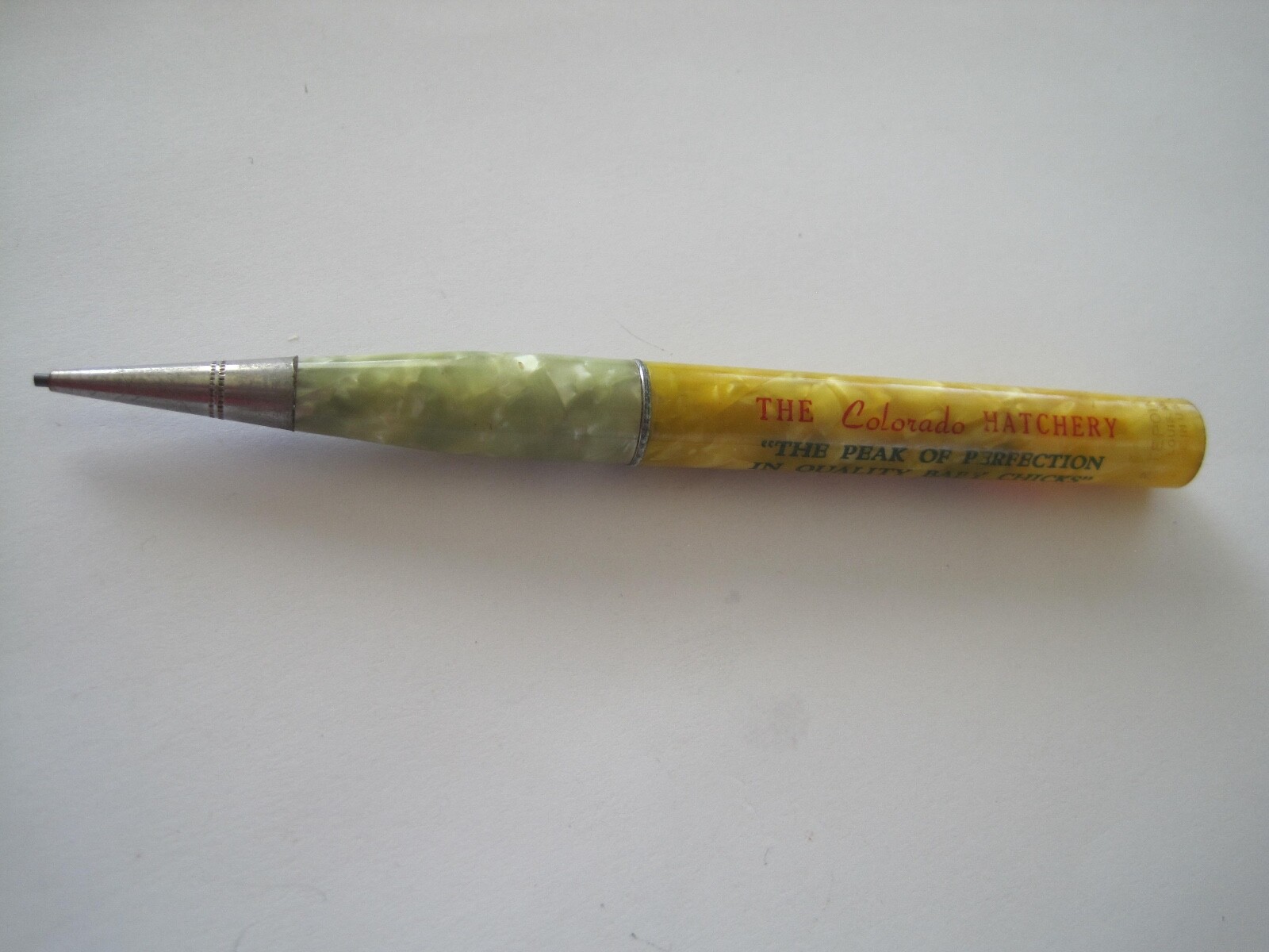 Mechanical Pencil Advertising The Colorado Hatchery Baby Chicks Hazel NE