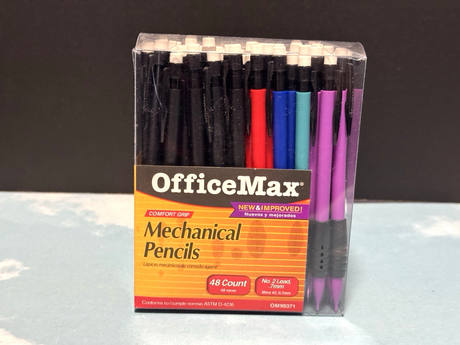 Office Max Mechanical Pencils Comfort Grip 48 Count New in package OM99371 No. 2