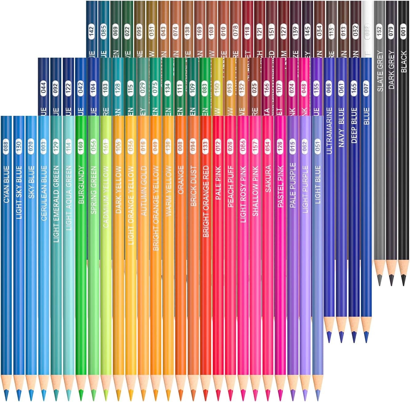Shuttle Art 80 Colored Pencils, 1 Count (Pack of 80), 80 Colors