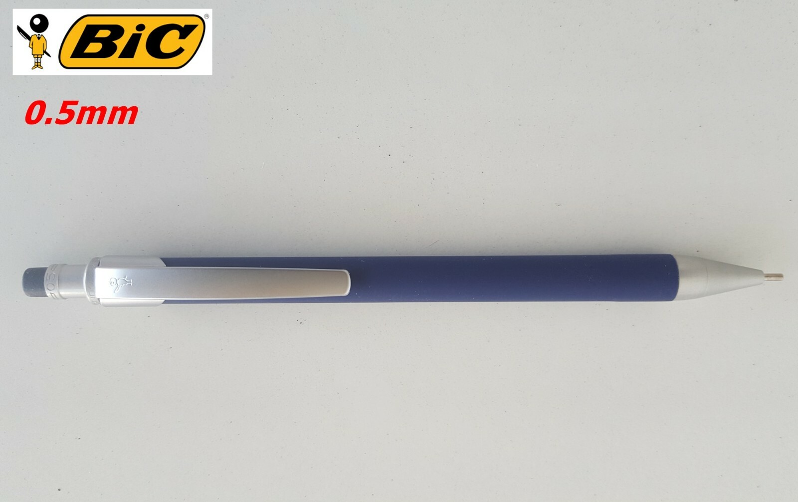 3x BIC Rondo Style Mechanical Pencil Retractable with Rubber – Barrel/Lead 0.5mm