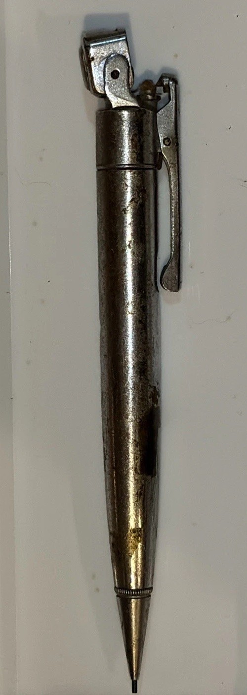 Vintage Chase Lite U.S.A. Lighter/Working Mechanical Pencil Combination