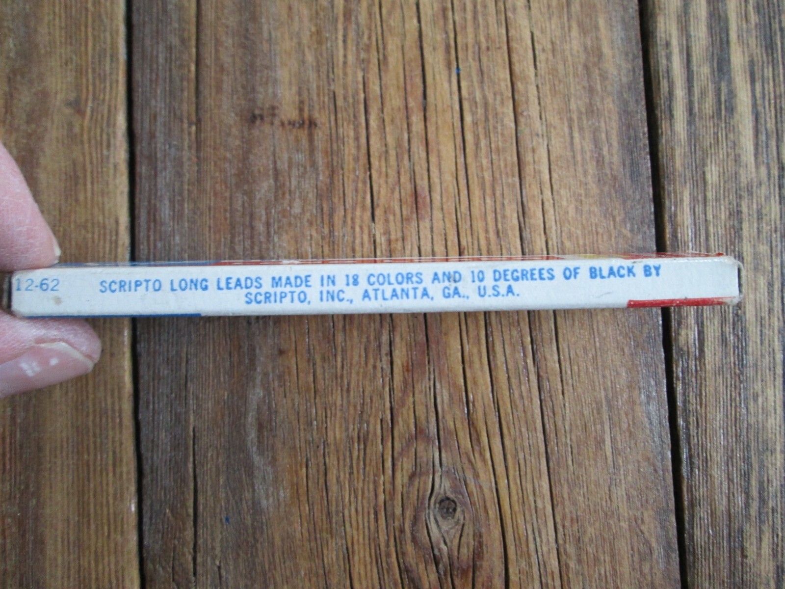 Vintage Scripto Long Leads Pencil Lead Black 3 Complete & 2 Broken READ Old