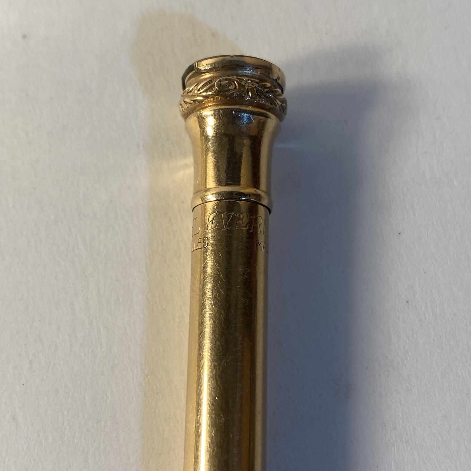 Antique Wahl Everlast Gold Filled Mechanical Pencil 4” Smooth Body Initial H VTG