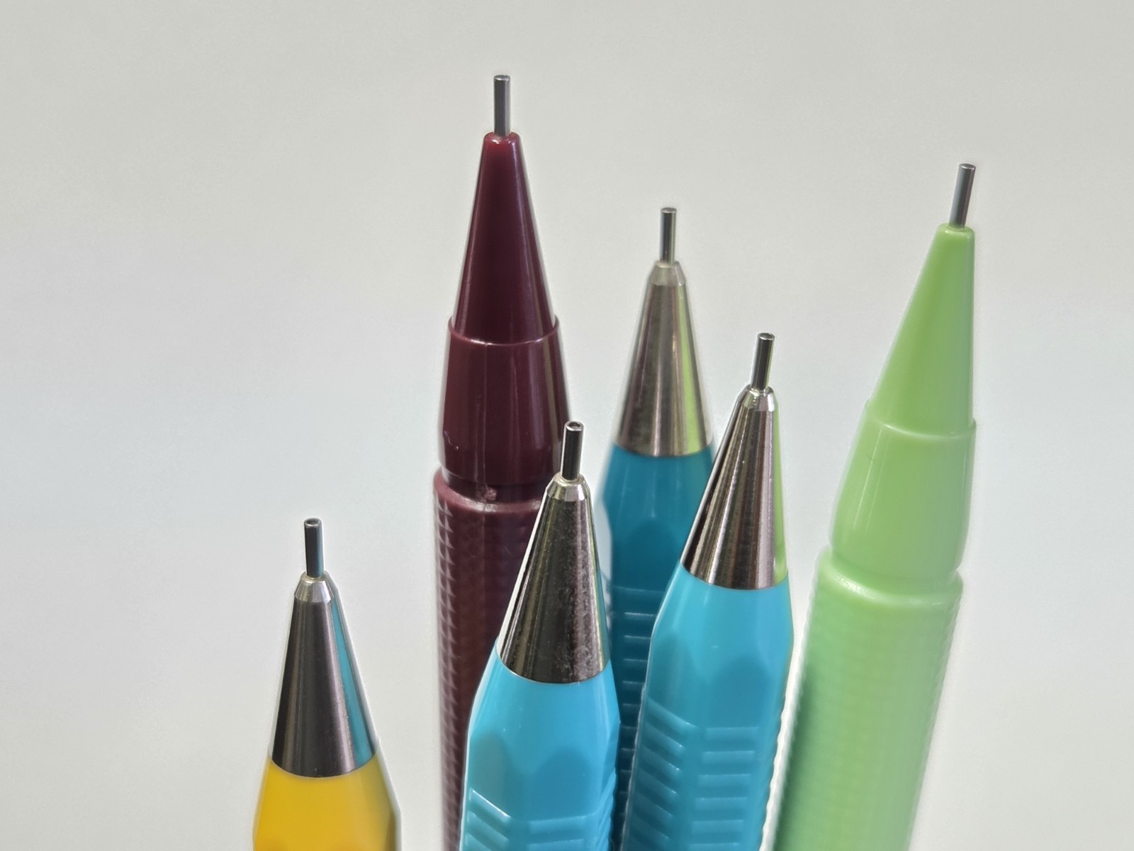 Tombow Pencil Sharp & Mitsubishi Uni Vintage mechanical pencil set of 6
