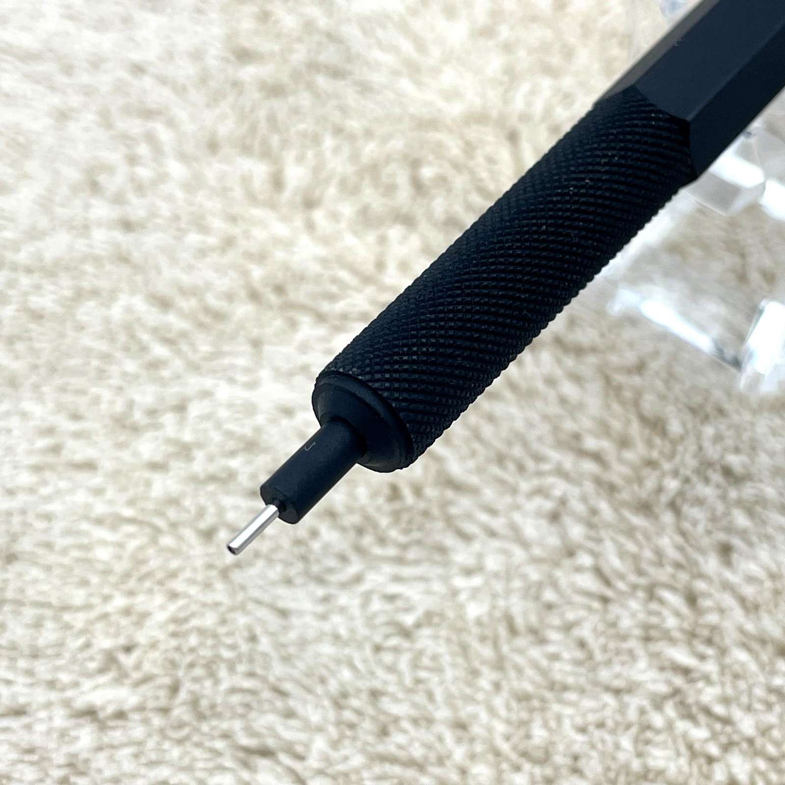Vintage rOtring 600 Black 0.5mm Mechanical Pencil No Logo Rare Japan