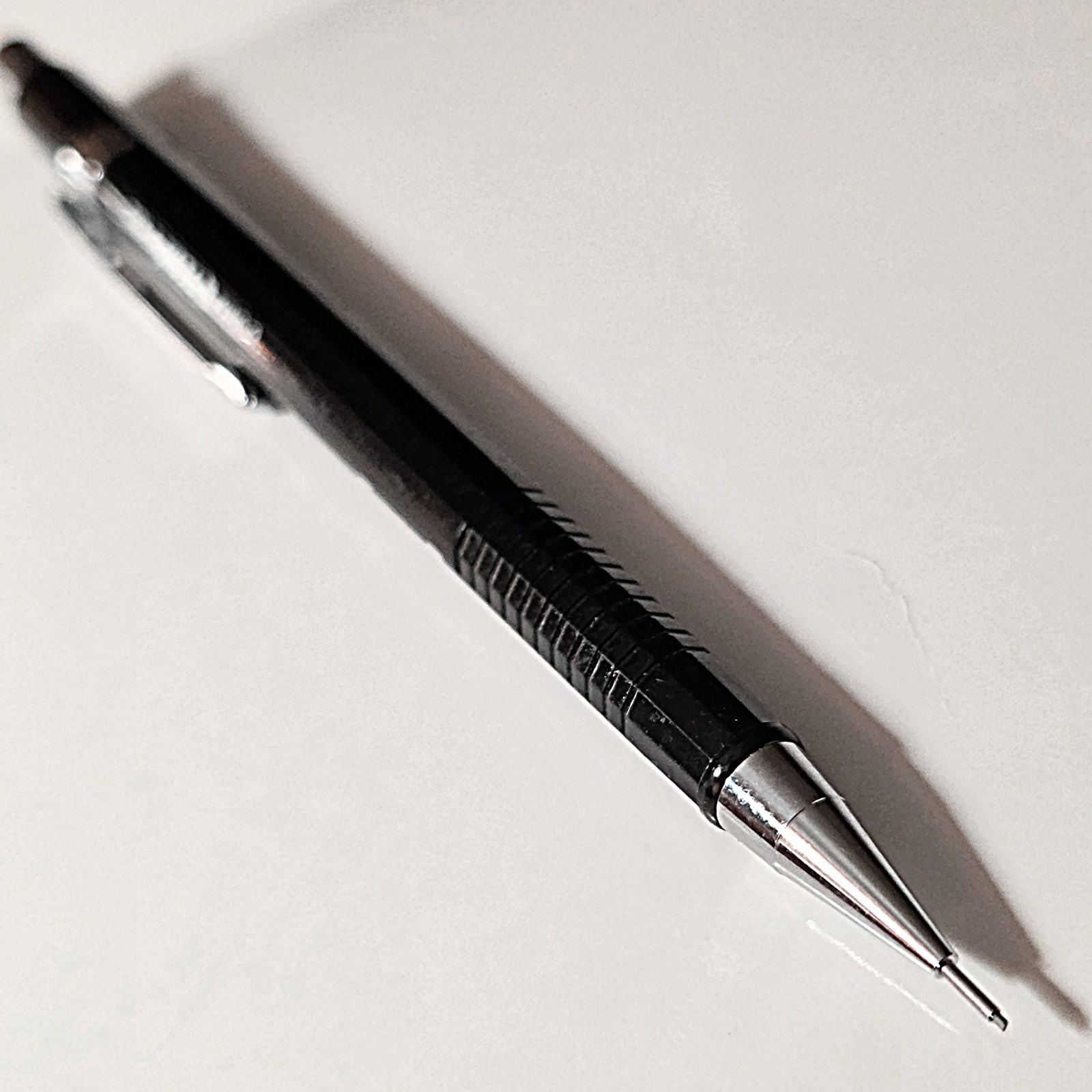 Vintage Micro Korea Q-Tech 7-135 Mechanical Pencil 0.5mm Black Drafting 90s