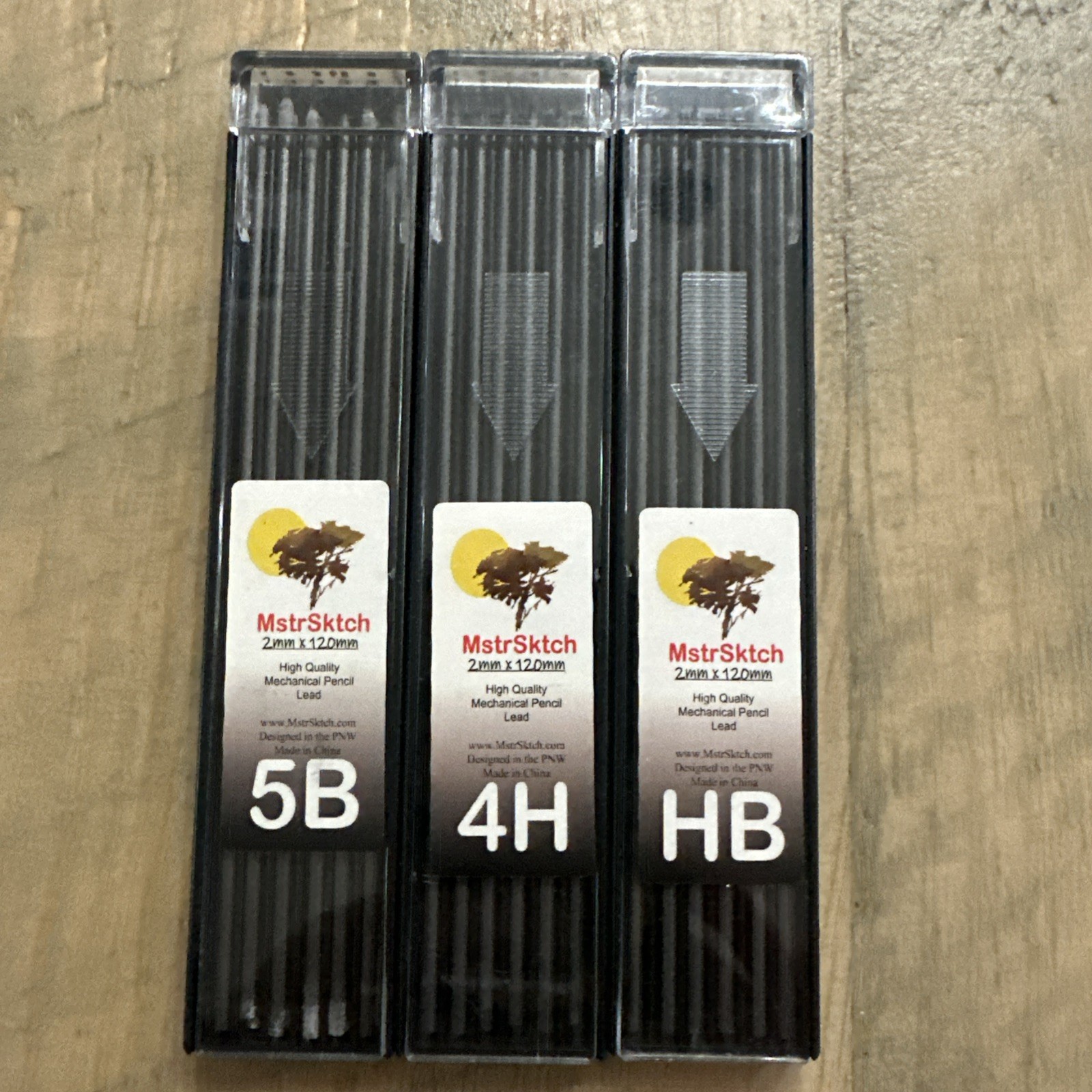 MstrSktch Mechanical Drawing Pencils for Artists – Refills No Pencils 3 Pack