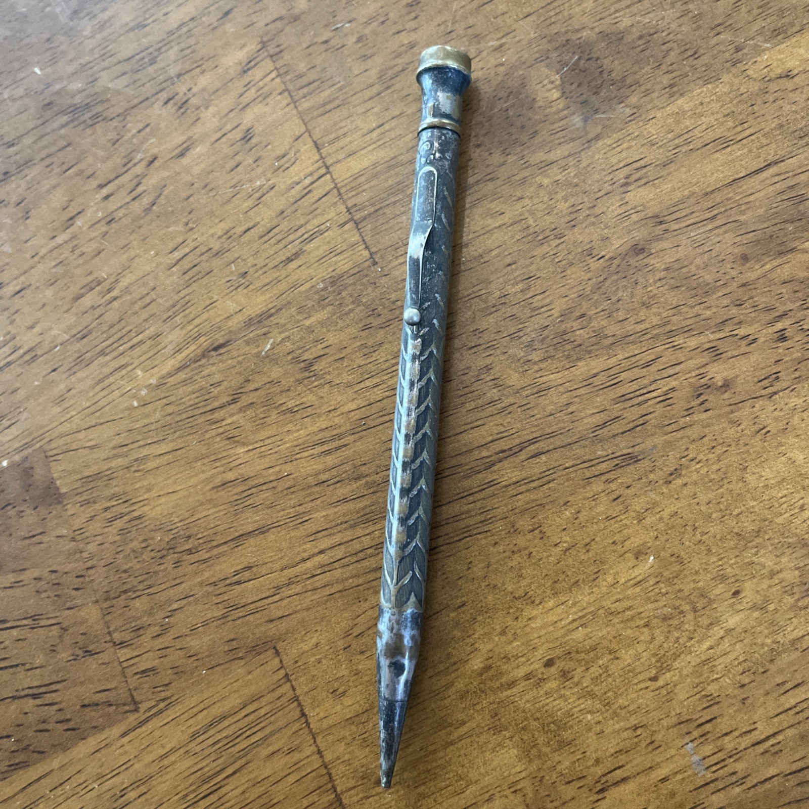 Vintage 1920s Wahl Eversharp Silver Plate mechanical pencil