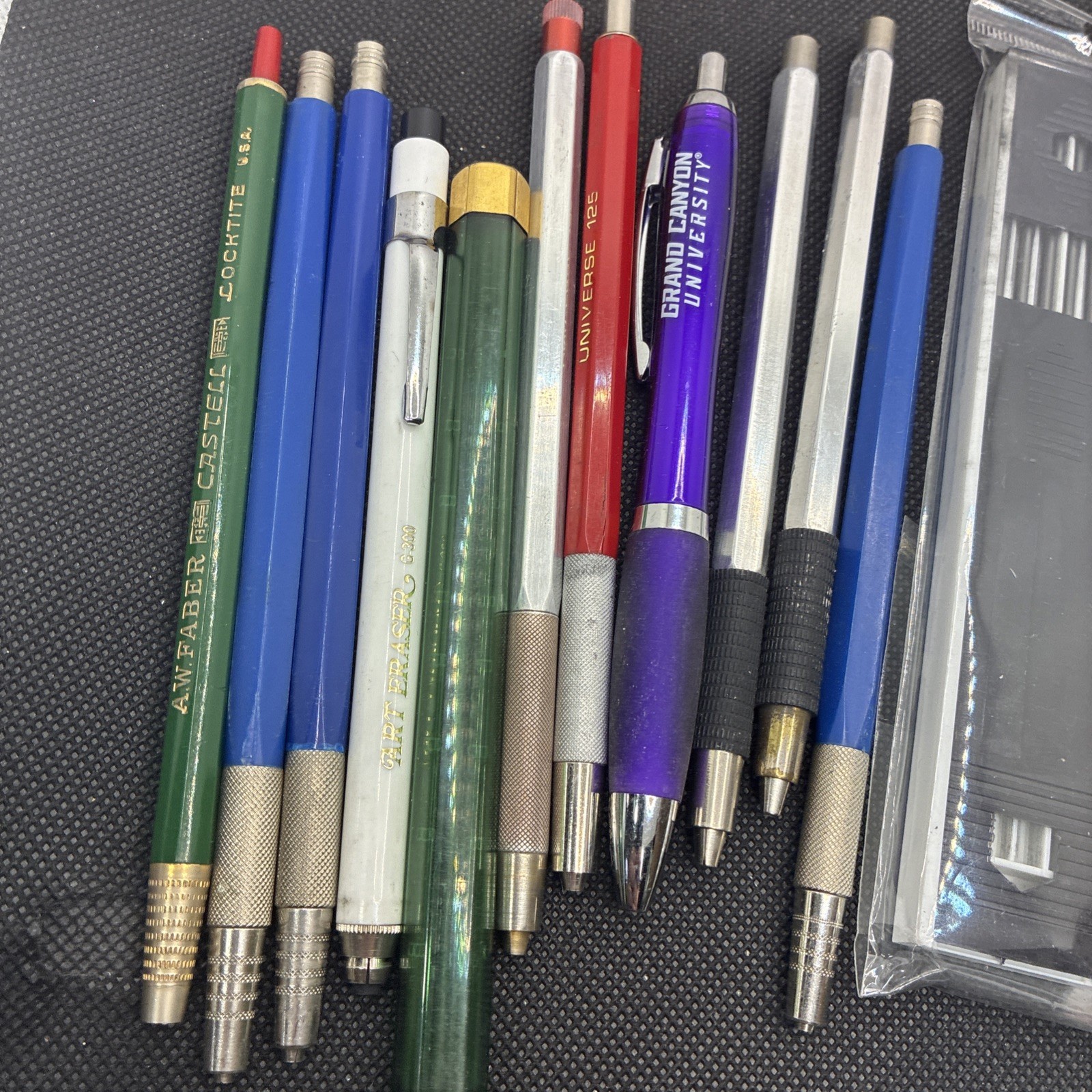 20 Lead Holders Mechanical Pencils Vintage Used Lot #113 LOCAAA