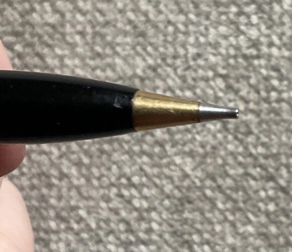 Sheaffer Snorkel White Dot Mechanical Pencil Vintage Parts Or Repair