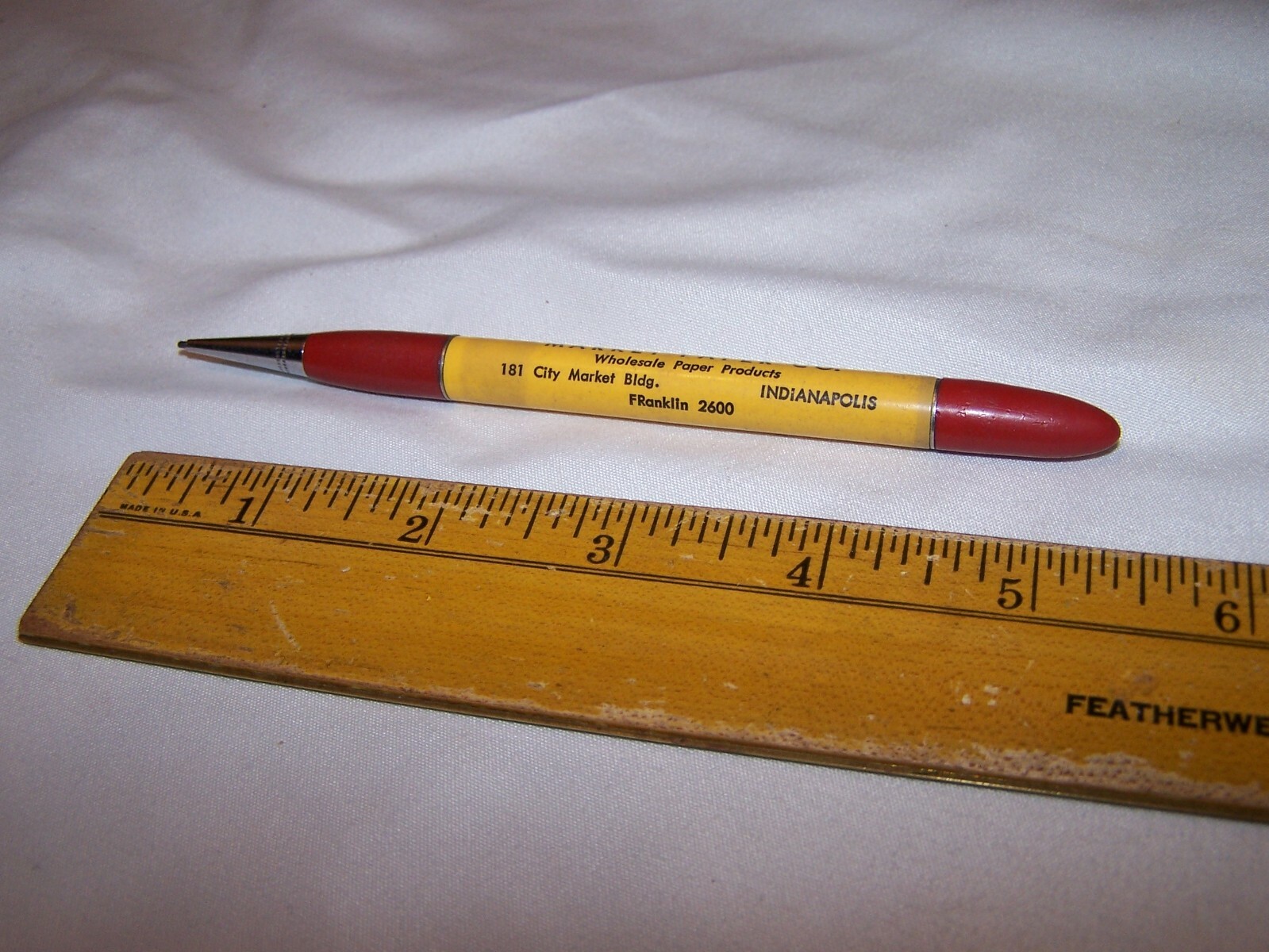 Vintage REDIPOINT Mechanical Pencil MARKET PAPER COMPANY – INDIANAPOLIS INDIANA