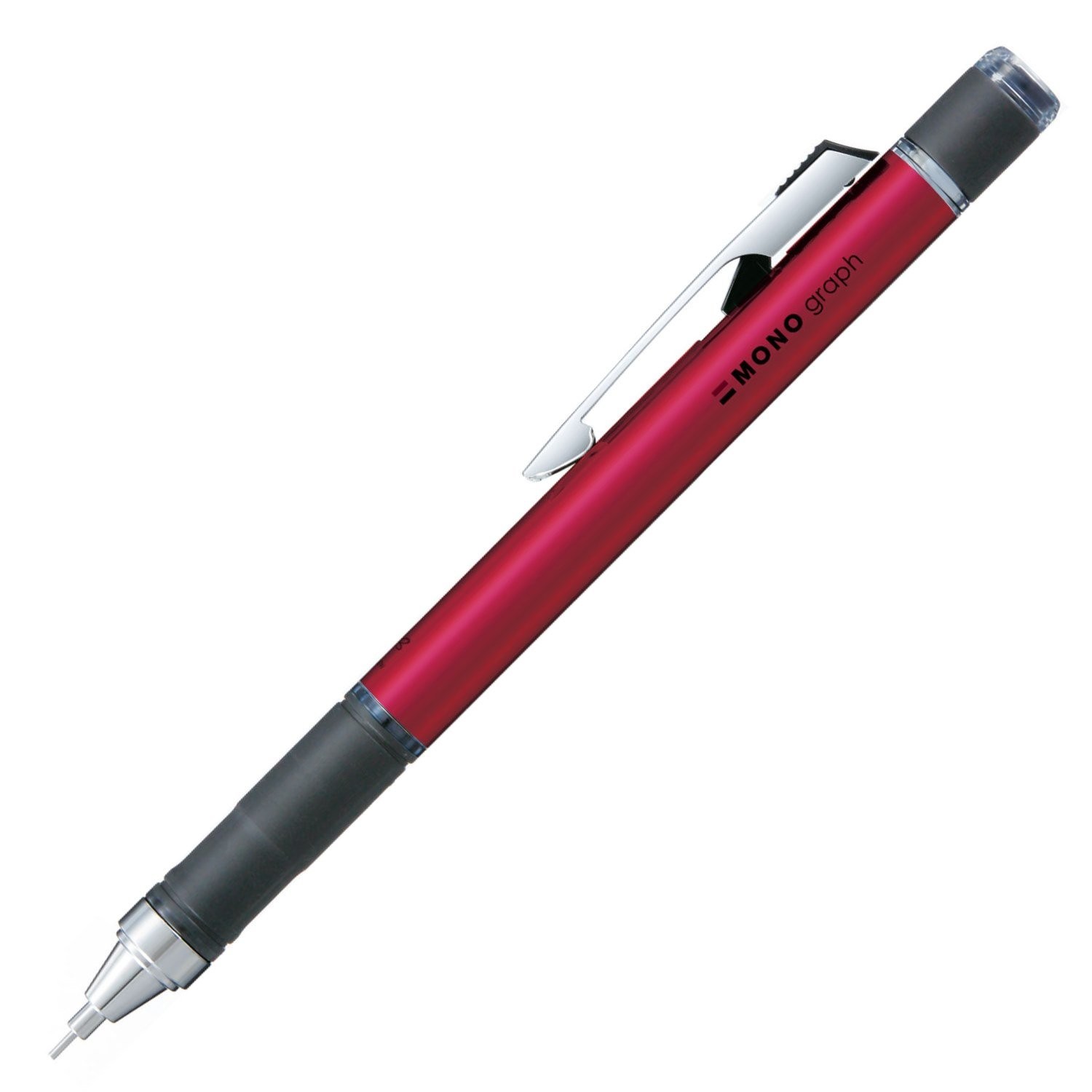 MONO MONO Graph Mechanical Pencil with Rubber Grip, Shine Pink, DPA-141E