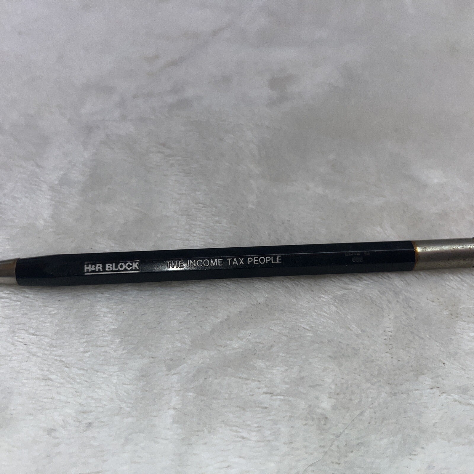 Vintage H & R Block Mechanical Pencil – ‘The Income Tax People’