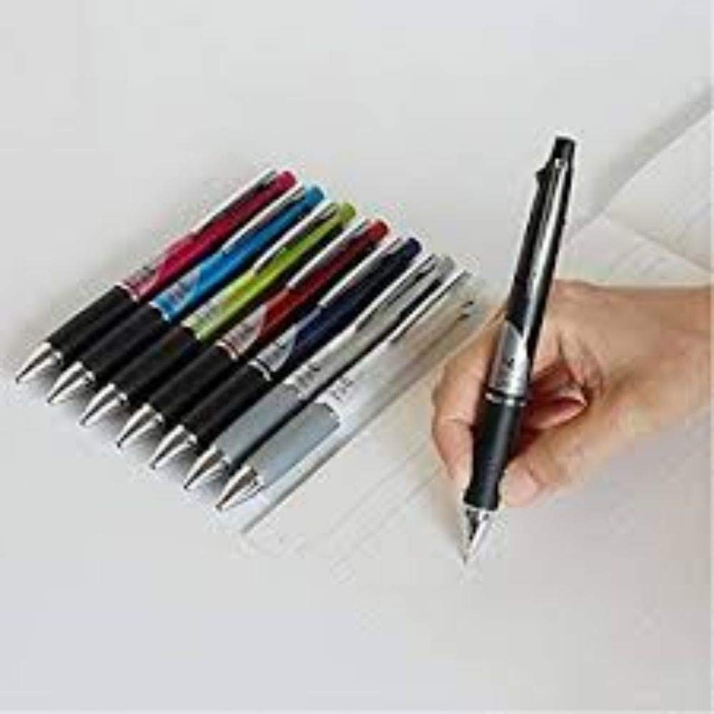 Multicolor 4-in-1 Ballpoint Pen & Mechanical Pencil Set – 0.7mm, 0.5mm
