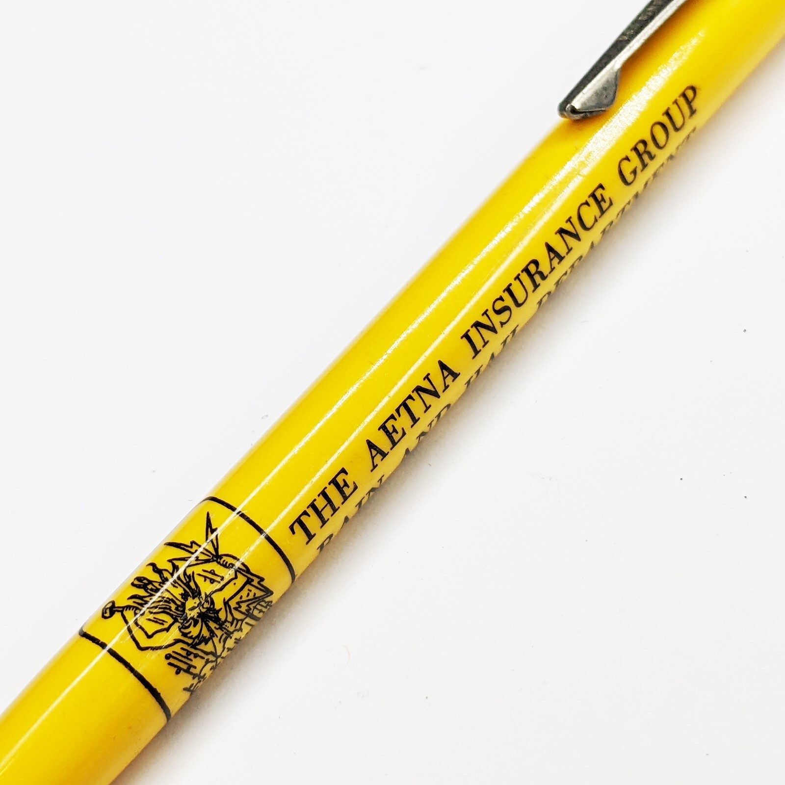 c1950s Chicago, IL Aetna Insurance Hail Demon Art Scripto Mechanical Pencil G8