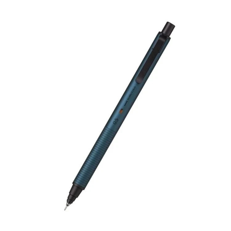 Japan UNI M5-KH 1P.10 Metal Automatic Rotating Pencil 0.5mm Silent Blue
