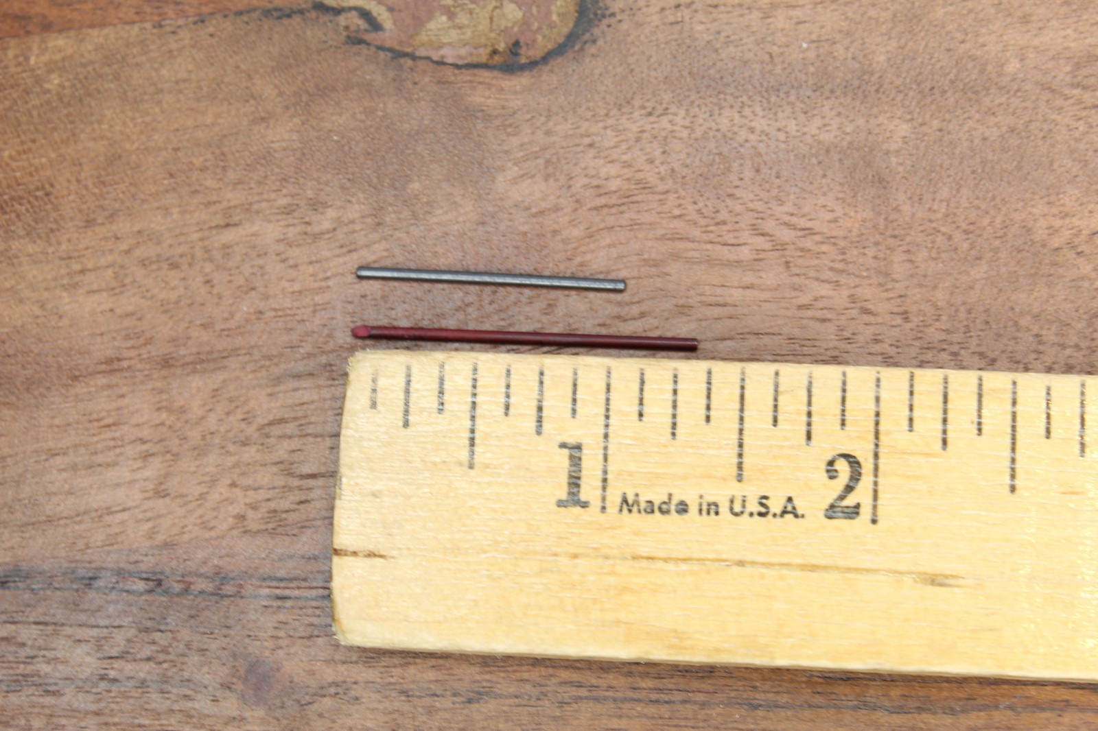 Vintage Wearever Lead Refill Pencil Tube – 2 Partial Leads (1 Red) – 1950s
