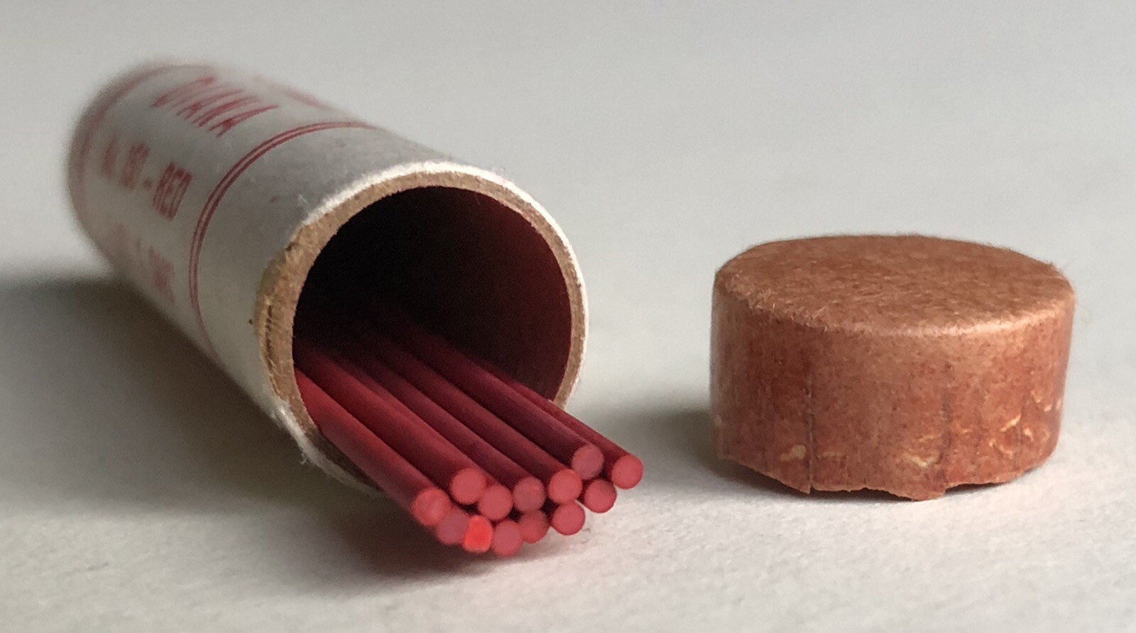 Vintage J. S. Staedtler DIANA Mechanical Pencil Lead RED 1.18mm NOS 12pk USA
