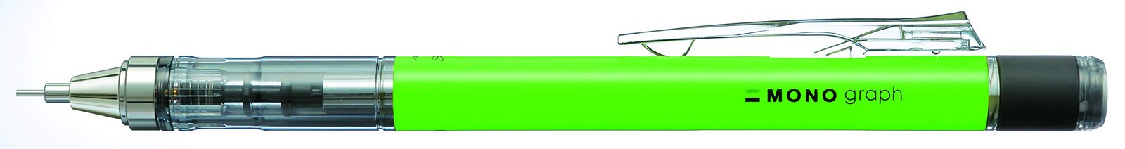 Tombow Mechanical Pencil, Monograph 0.5mm, 1 Count (Pack of 1), Neon Green