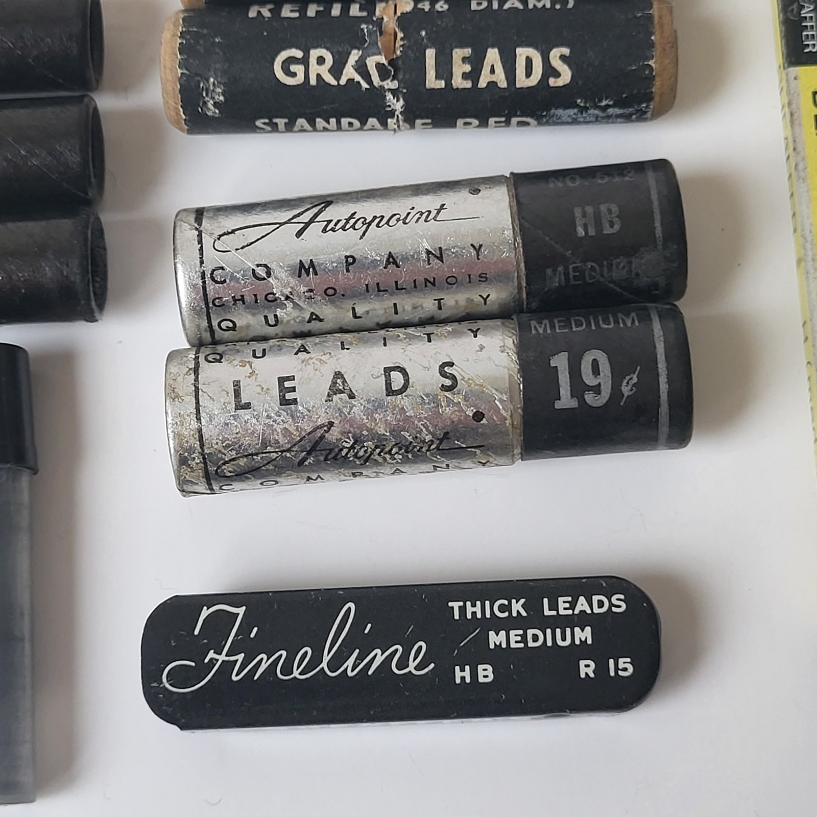 Vintage Mechanical Pencil Lead (19) Scheaffer Autopoint Eversharp Cross Scripto