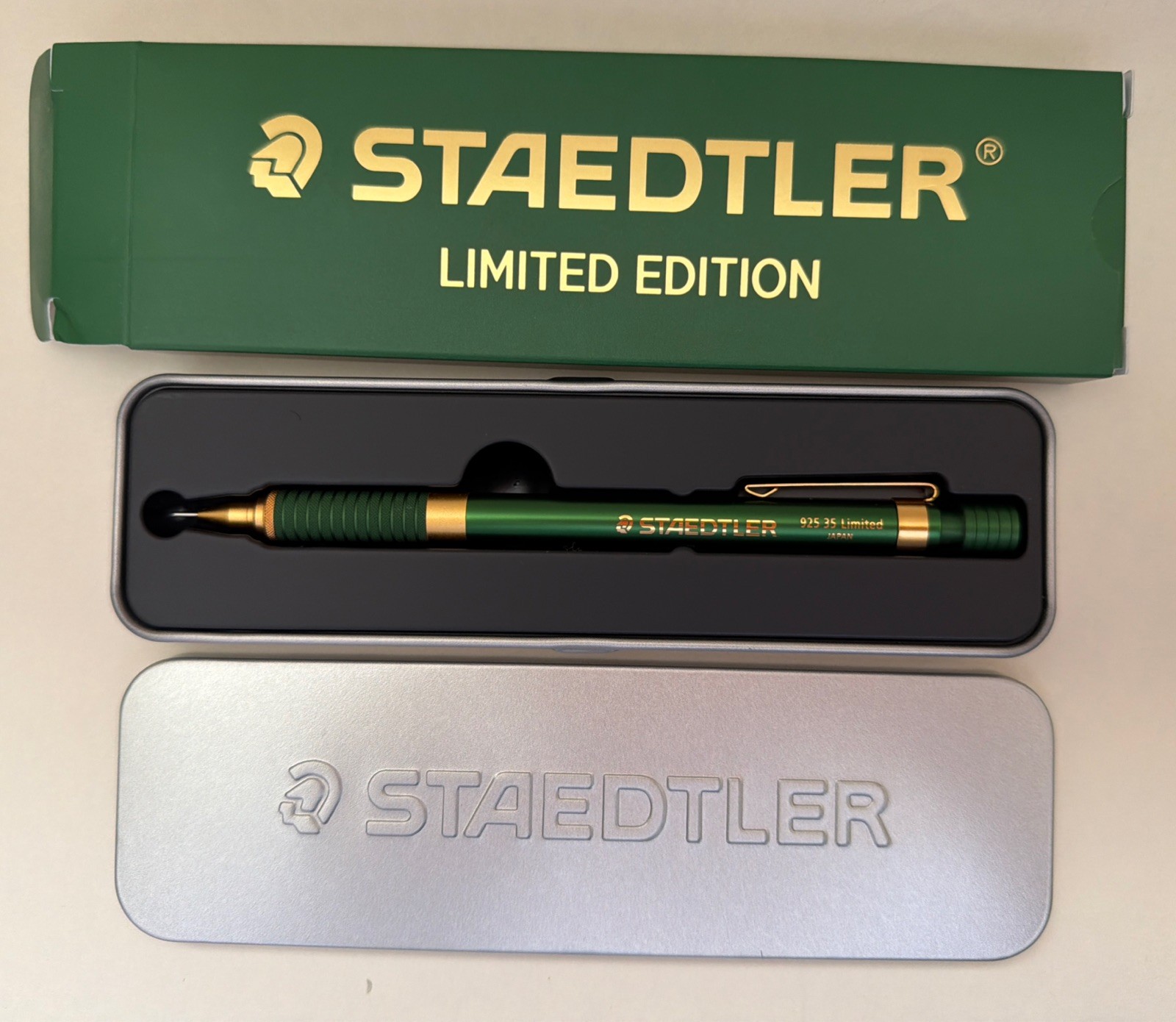 Staedtler 925 35 Sekaido Green Limited Edition 0.5mm Mechanical Pencil Rare New