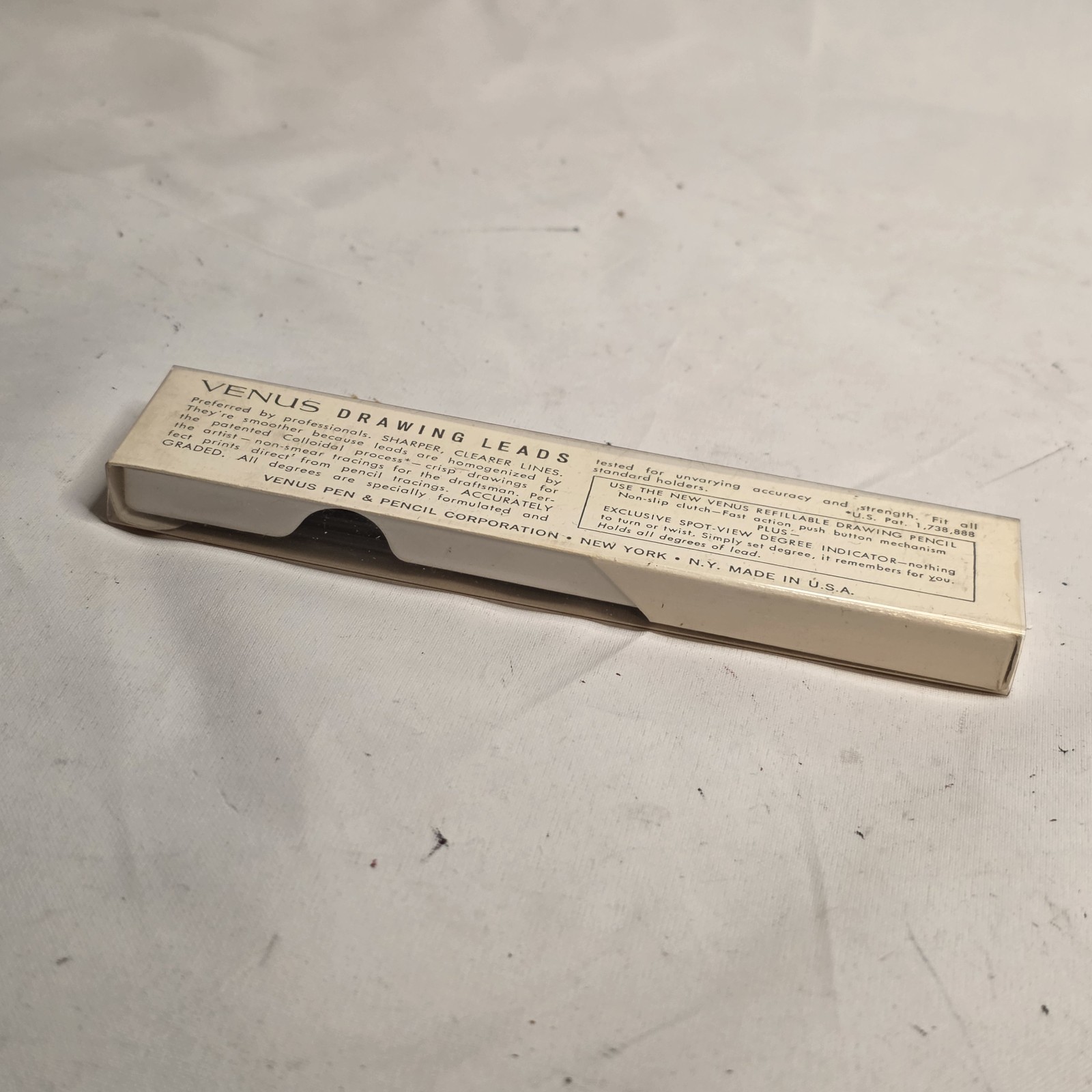 Venus 4H Drawing Leads Vintage Box Of 6 Leads #842 In Original Case