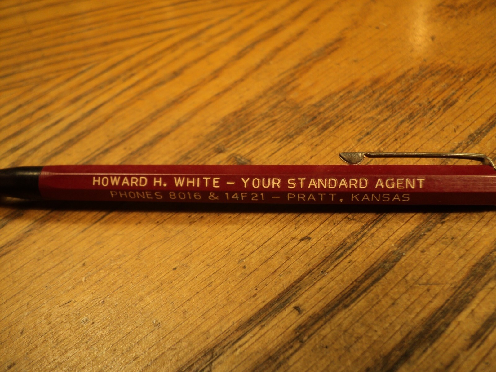 Vintage Autopoint Mechanical Pencil Standard Oil Pratt Kansas 5-5/8″ Long USA