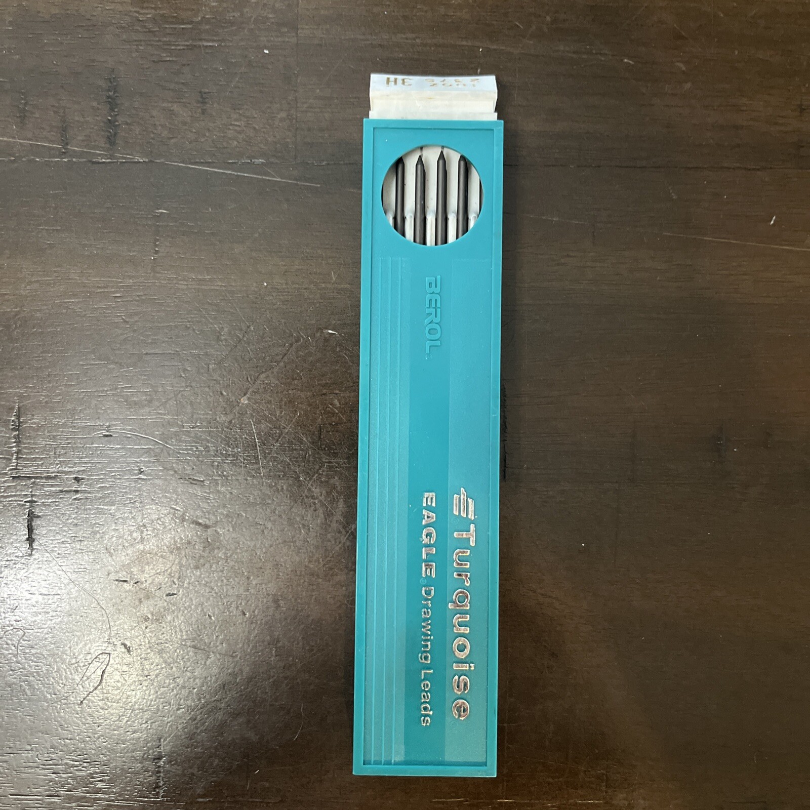 Berol Turquoise EAGLE drawing Leads 9 Count In Box 2375 3H