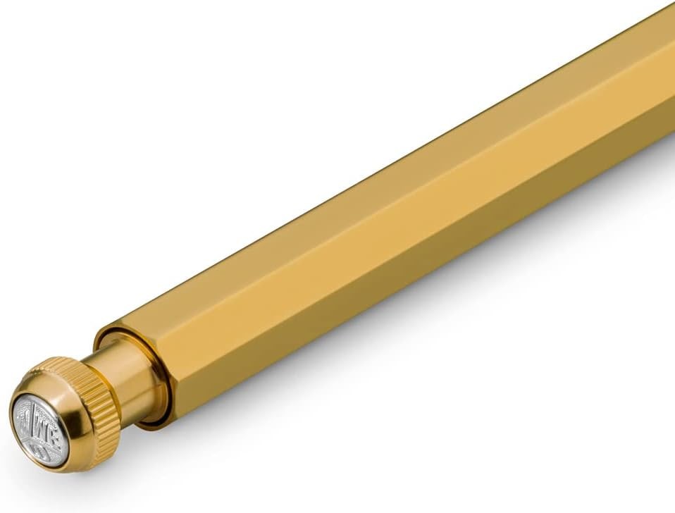 Kaweko Pencil Special Mechanical Pencil 0.5 Brass with Eraser