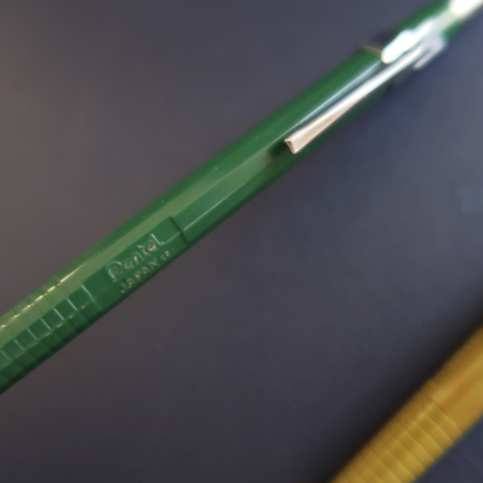 Vtg Pentel Japan Mechanical Pencil Mixed Lot PS523 .3mm .5mm Black Yellow Green