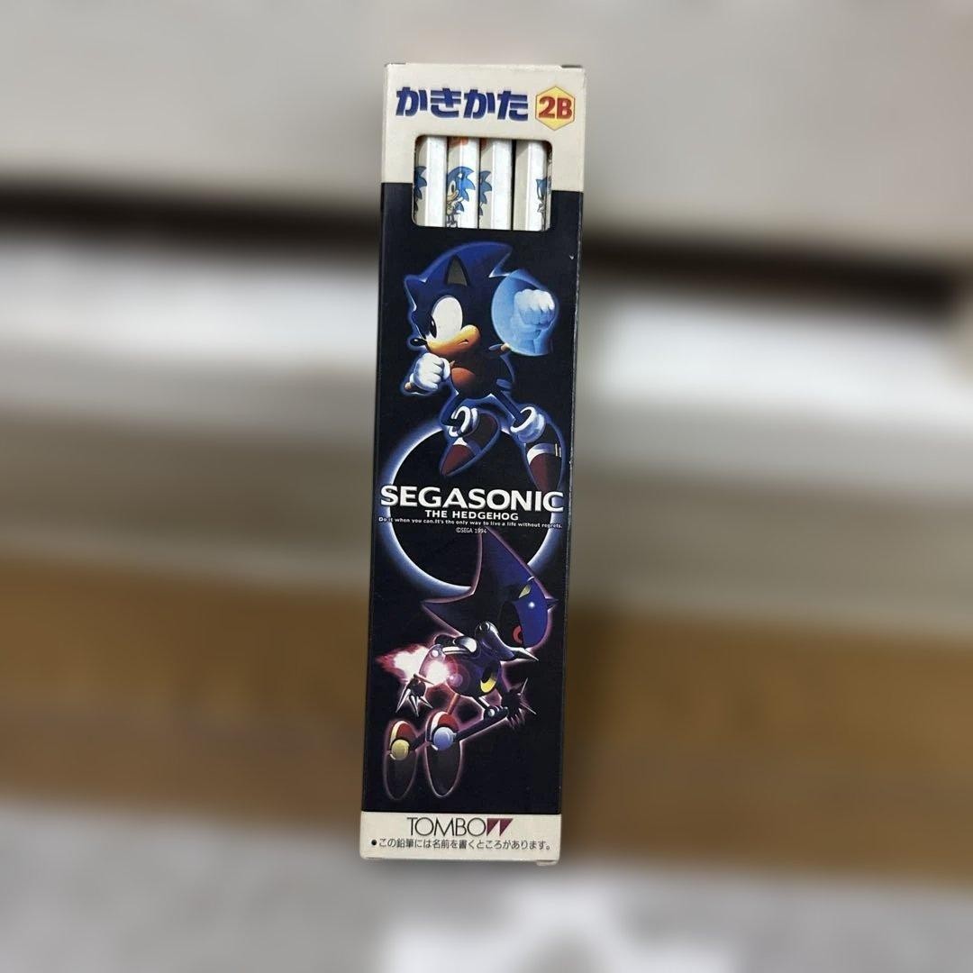 Sega Sonic Drawing Pencil B12 Hexagonal/TOMBOW Pencil