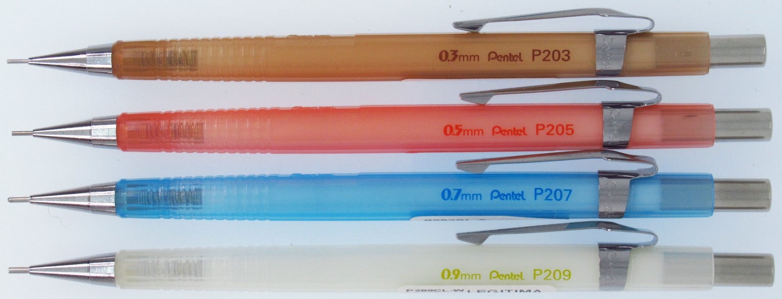 Pentel P200 for Clena, Set of 4 (Brazil)